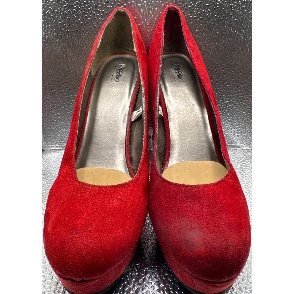 Mossimo Red Round Toe Platform Stiletto Heels Women's‎ Size 6